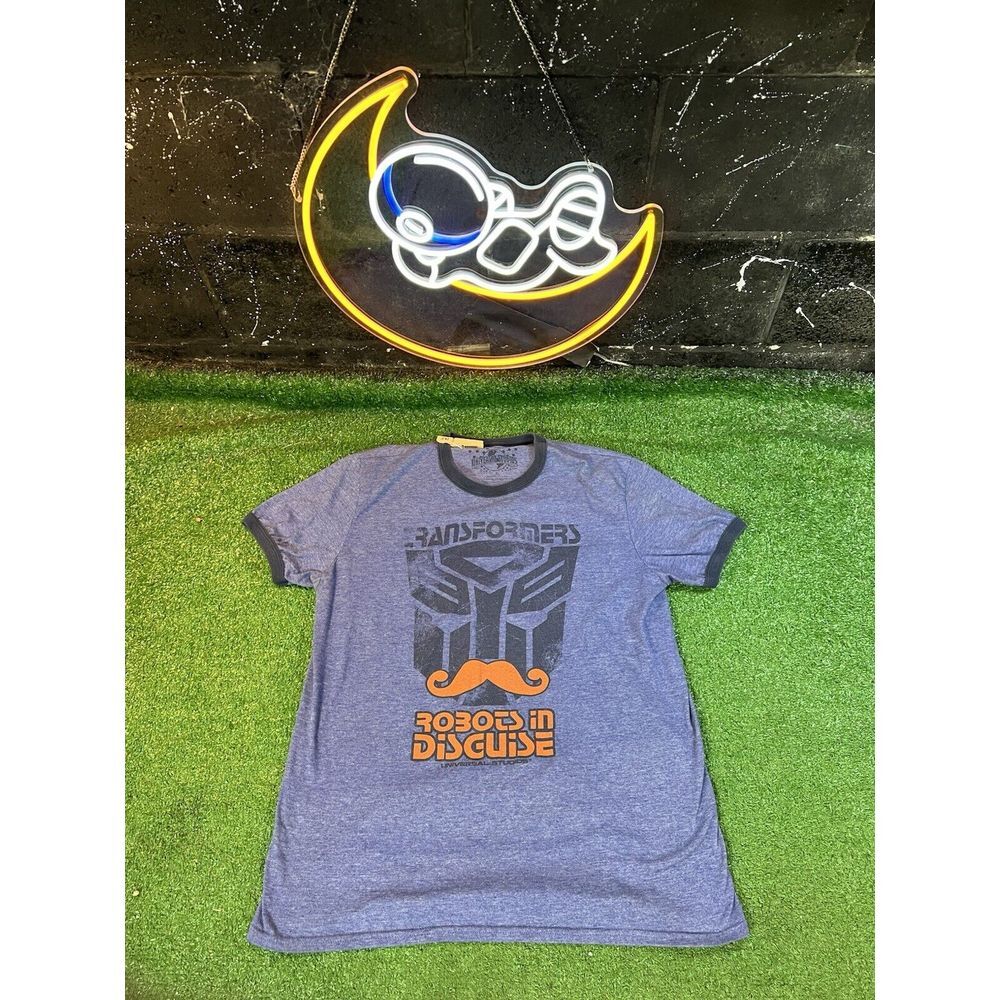 Transformers Robots in Disguise‎ Universal Studios Sz L Vtg Style Shirt Slim Fit